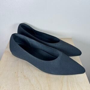 Vivaia Pointed-Toe Ballet Flats (Aria 5°) size 43 Black Washable